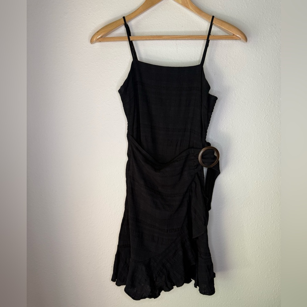 Black American Eagle Wrap Front Cami Dress size S